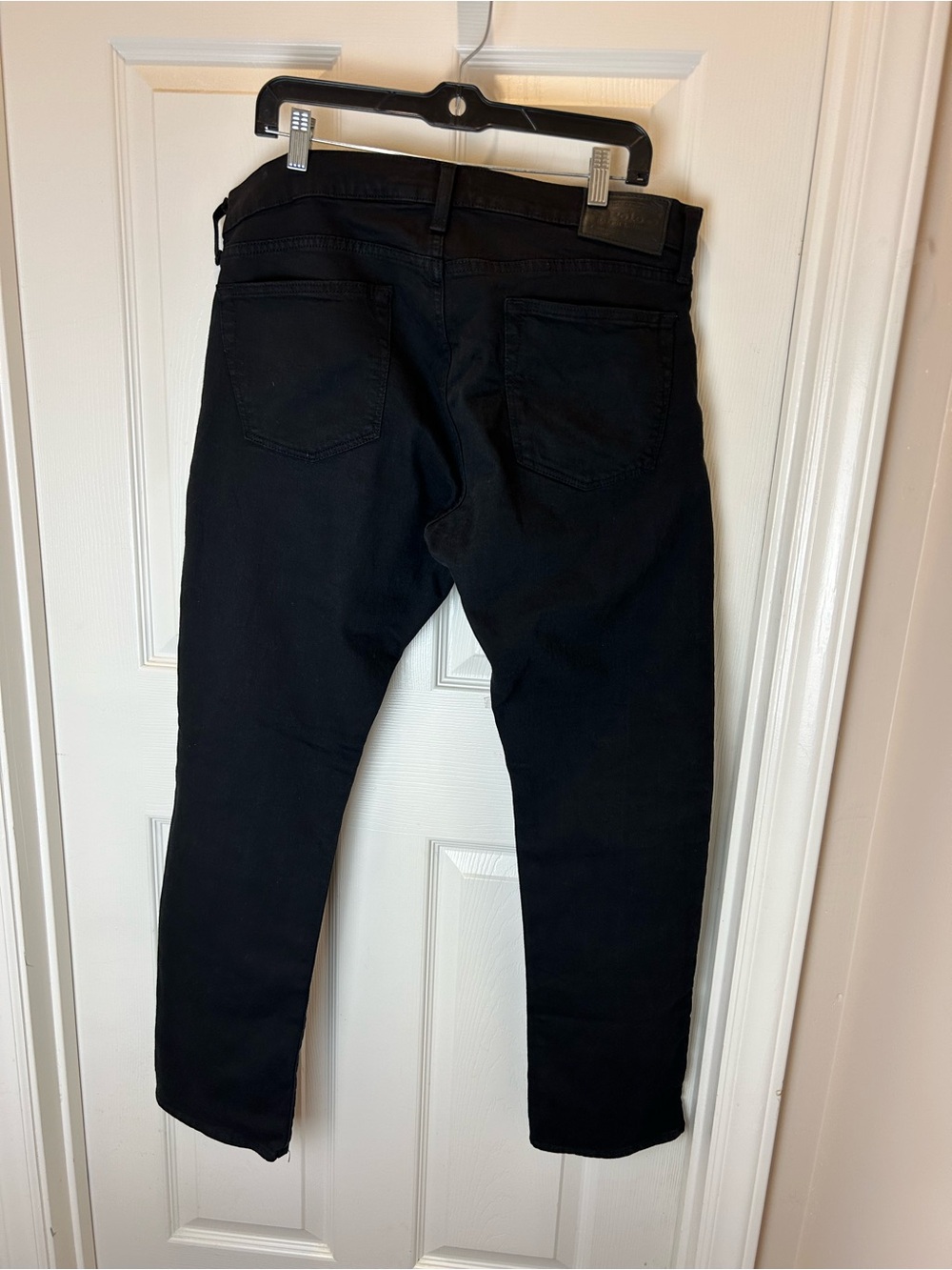 POLO RALPH LAUREN VARICK SLIM STRAIGHT JEANS BLACK 33x32 - Picture 4 of 15